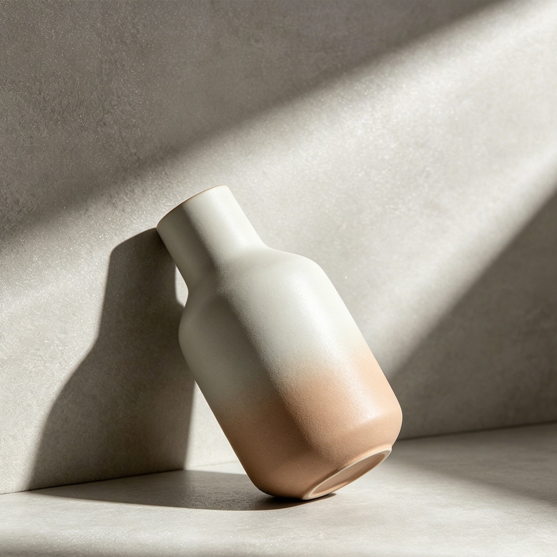 Elegant ceramic vases displayed on a living room table