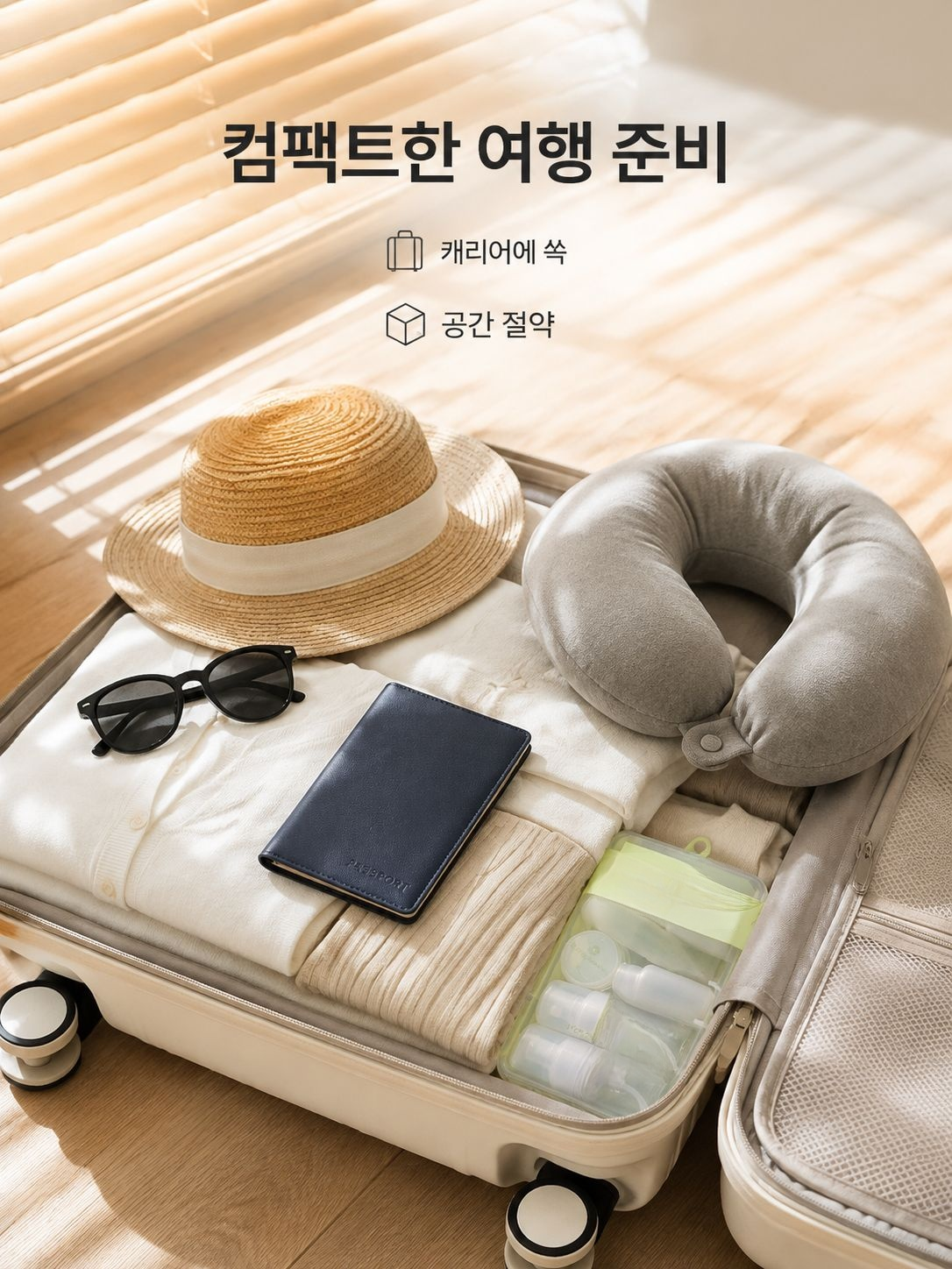 여행용 휴대 세면도구 세트