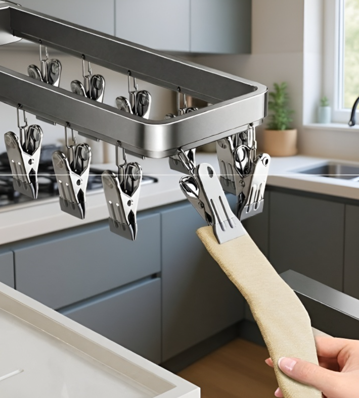 실내에서 사용하는 대용량 양말 건조대