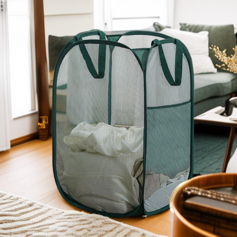 سلة غسيل الملابس المنزلية القابلة للطي لتخزين الملابس
