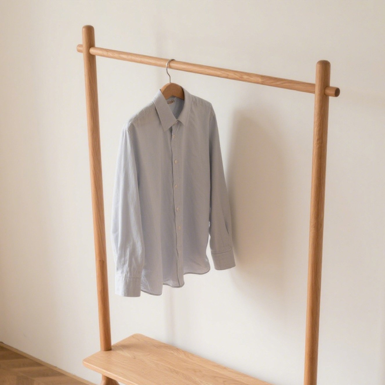 木目調ハンガーの全体写真