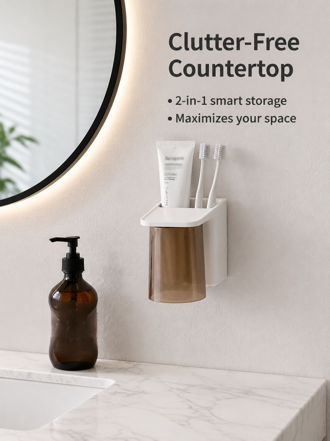 Magnetic kitchen organizer shelf with integrated paper towel holder and utensil hooks