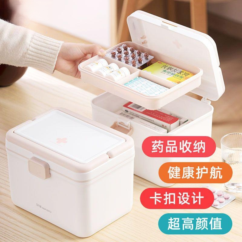 Boîte de premiers secours médicale portable à poignée