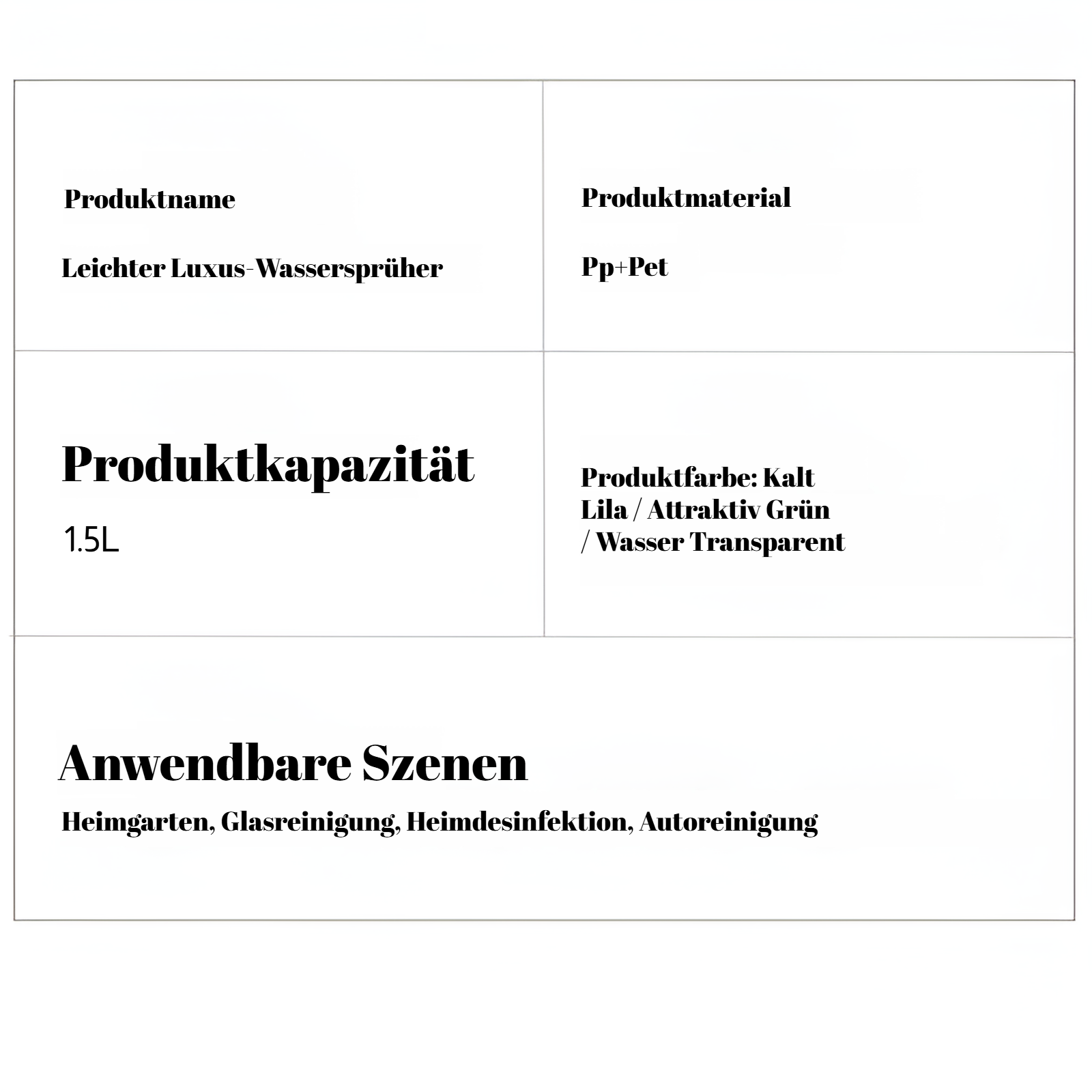 Haushalt Sprühflasche Drucksprühgerät