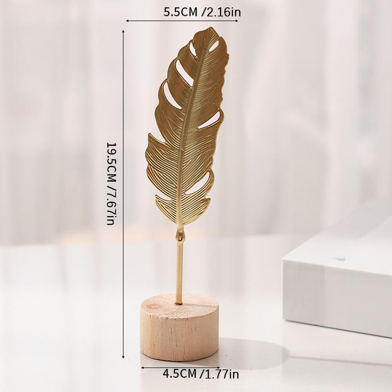 Modern minimalist metal ornament