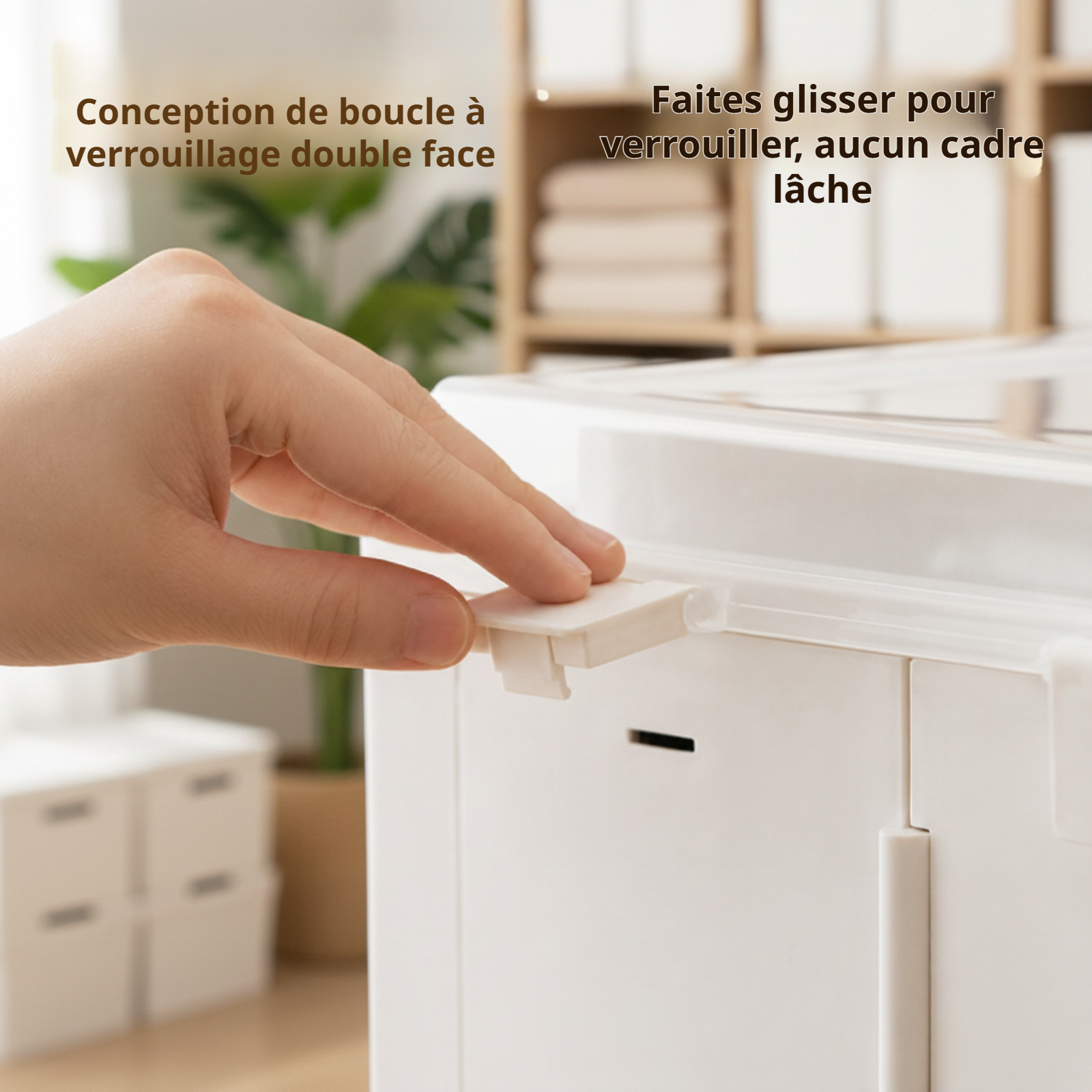 Chariot portable à roulettes avec couvercle pour sous le bureau