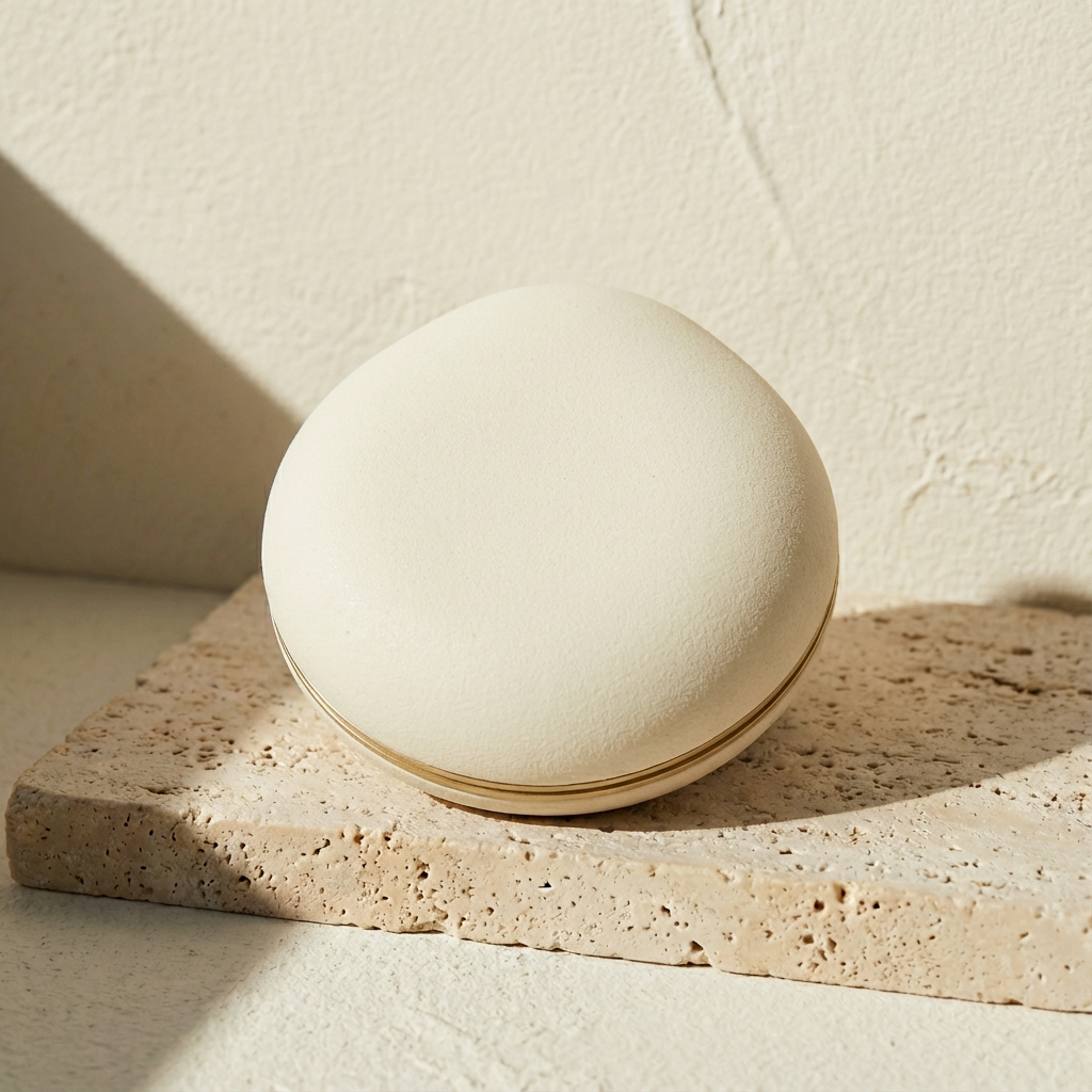 แป้งพัฟเนื้อเนียนละเอียดในกล่องแป้ง