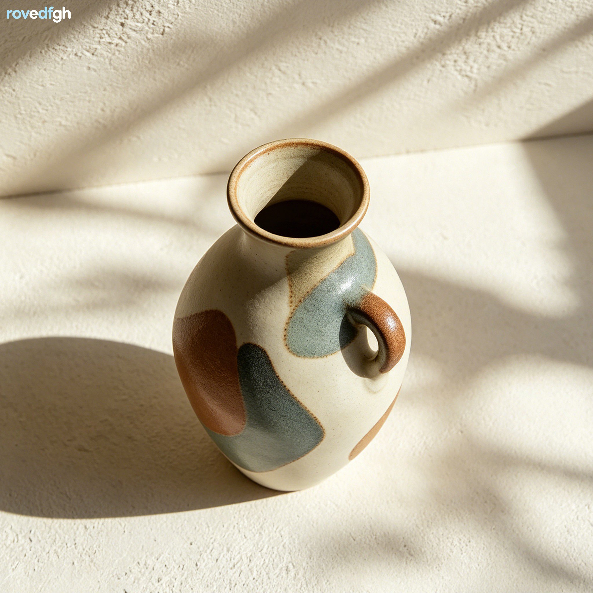 수제 세라믹 장식 화병 (한 쌍)