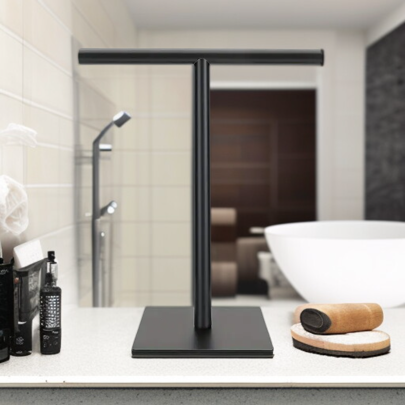 조리대 데스크탑 목걸이 보관 및 전시용 수직 수건 걸이