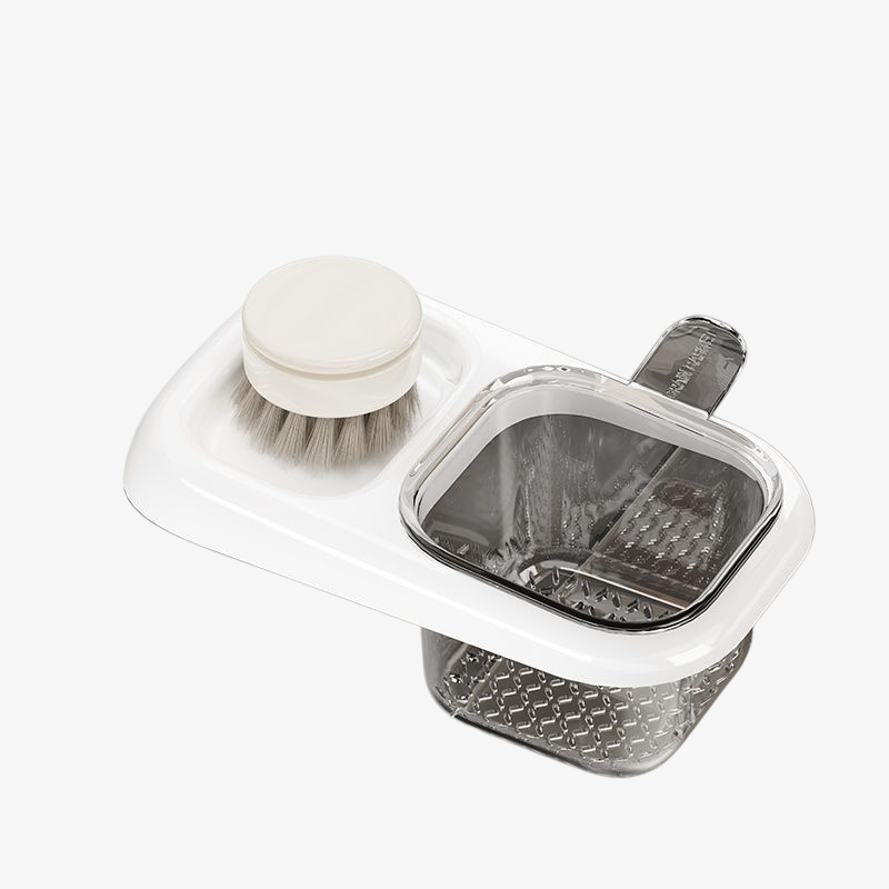 빨판식 분리식 티바구니 주방 잔여물 여과 분리 손 싱크대 물빠짐 바구니