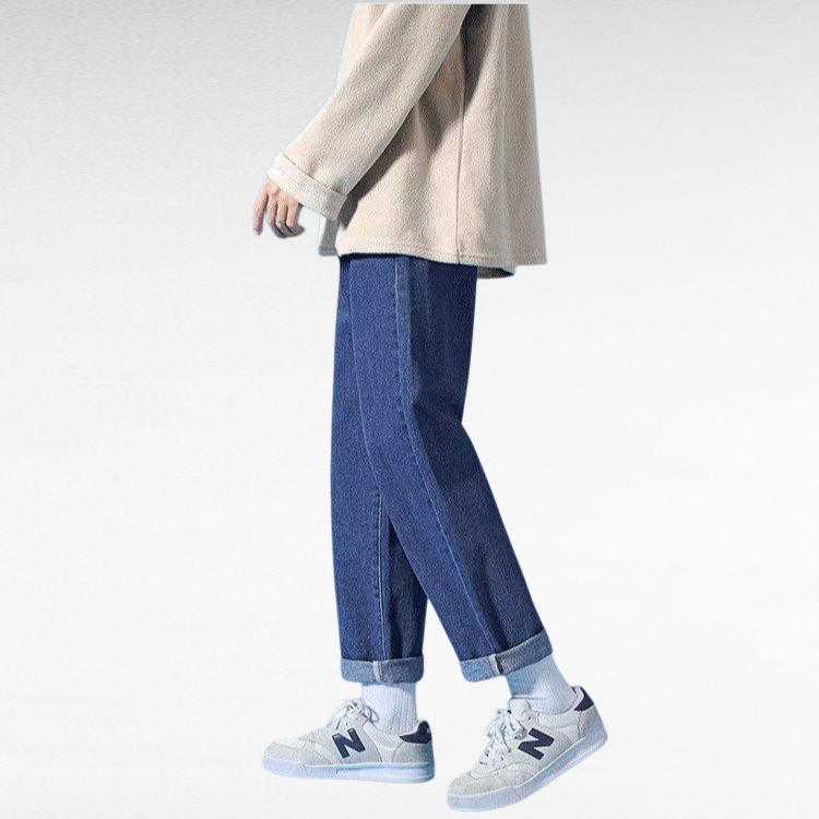 男士休閒寬鬆長褲