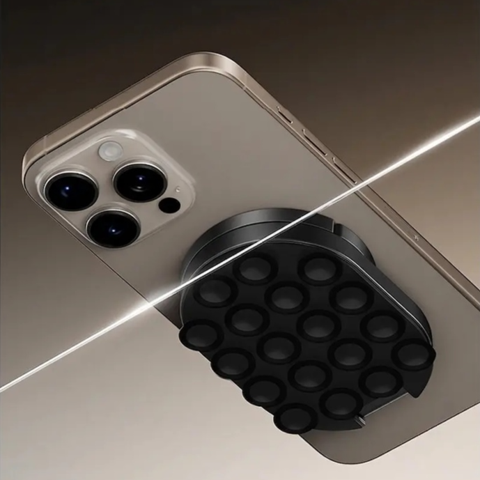 マグネット＆フック対応回転式多機能スマホスタンド