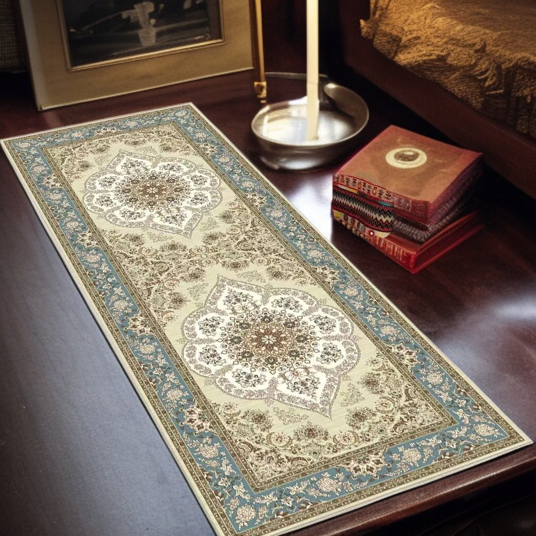 سجادة من الكشمير الصناعي، سجادة فارسية عتيقة طويلة لغرفة المعيشة