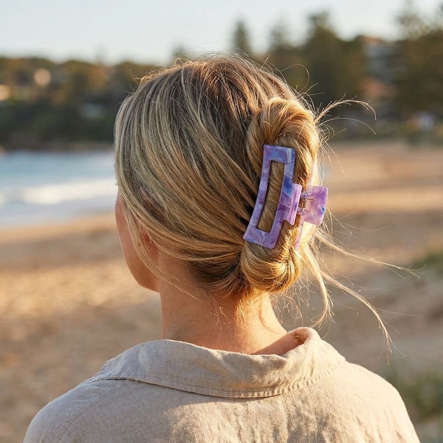 4-teiliges minimalistisches Haarspangen-Set