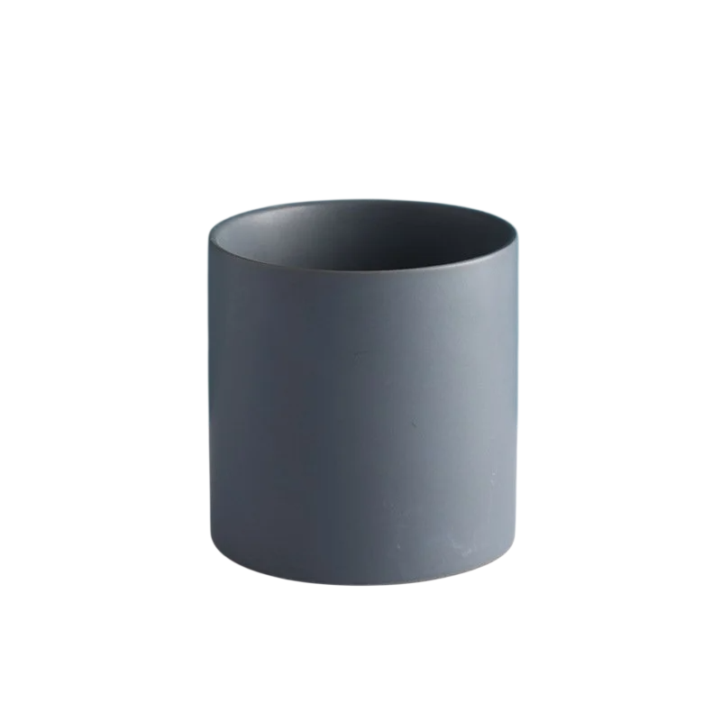 Colorful European Ceramic Home High Pot with Tray