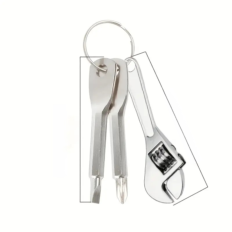 Double-ended Wrench Keychain Multifunction Bottle Opener
