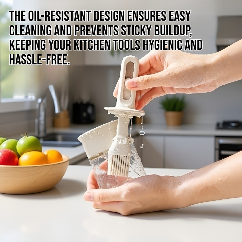 Household high temperature oil resistant oil brush can