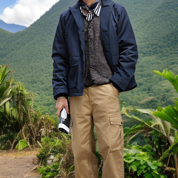  メンズ 厚手ウールフライトコート