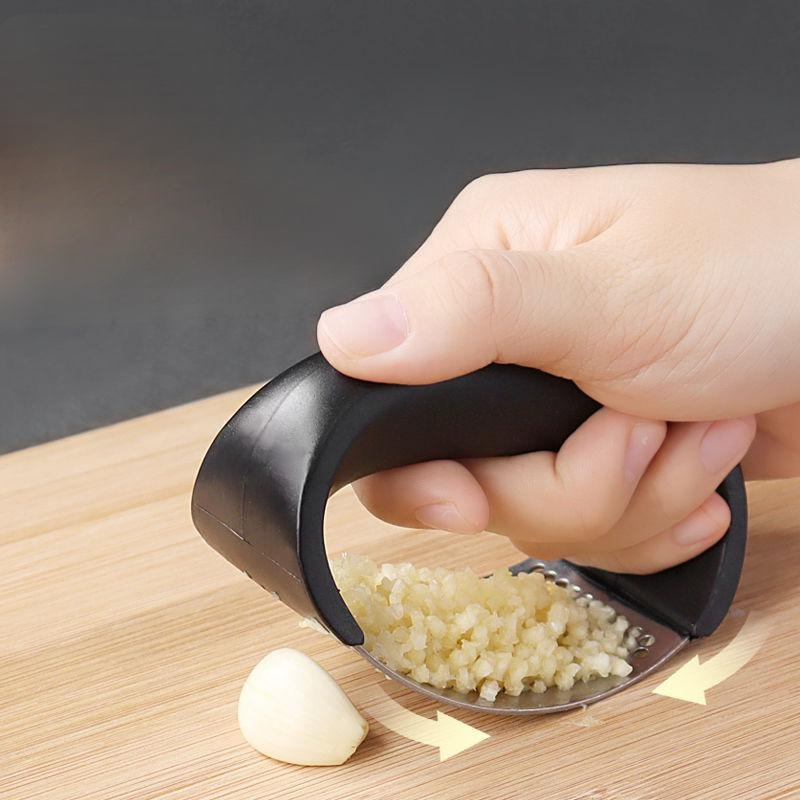 /Garlic press A1V stainless steel garlic press ring garlic press household garlic mortar small