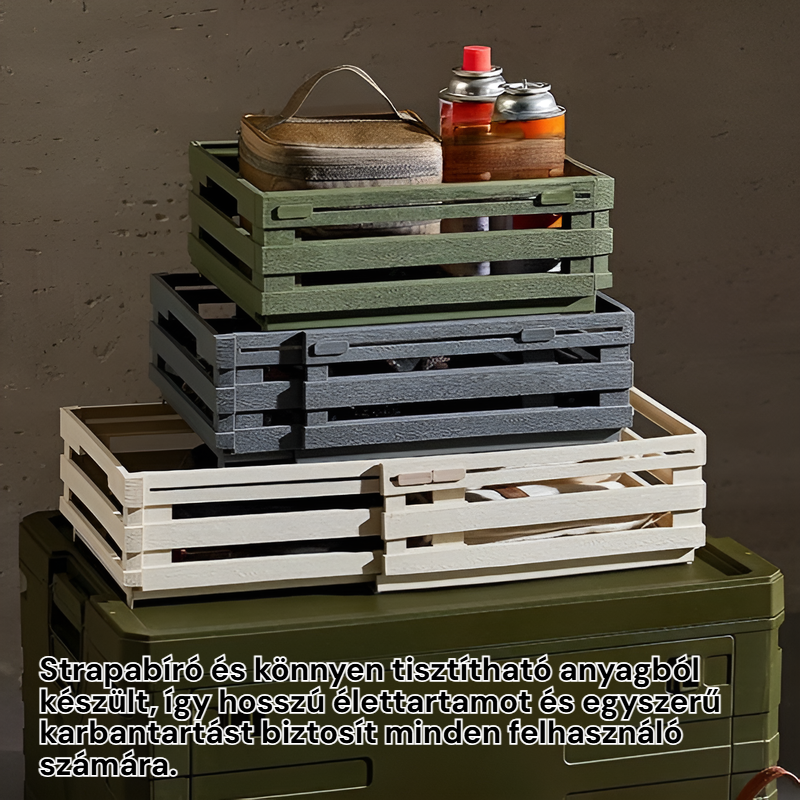 Kültéri multifunkciós teleszkópos tároló kosár