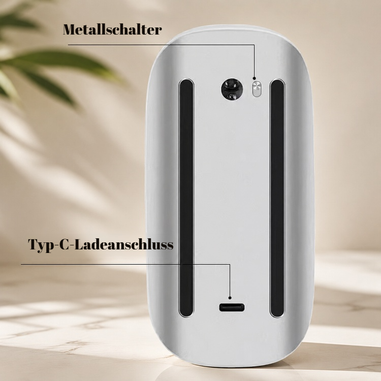 Wiederaufladbare Bluetooth Kabellose Leise Maus für Büro