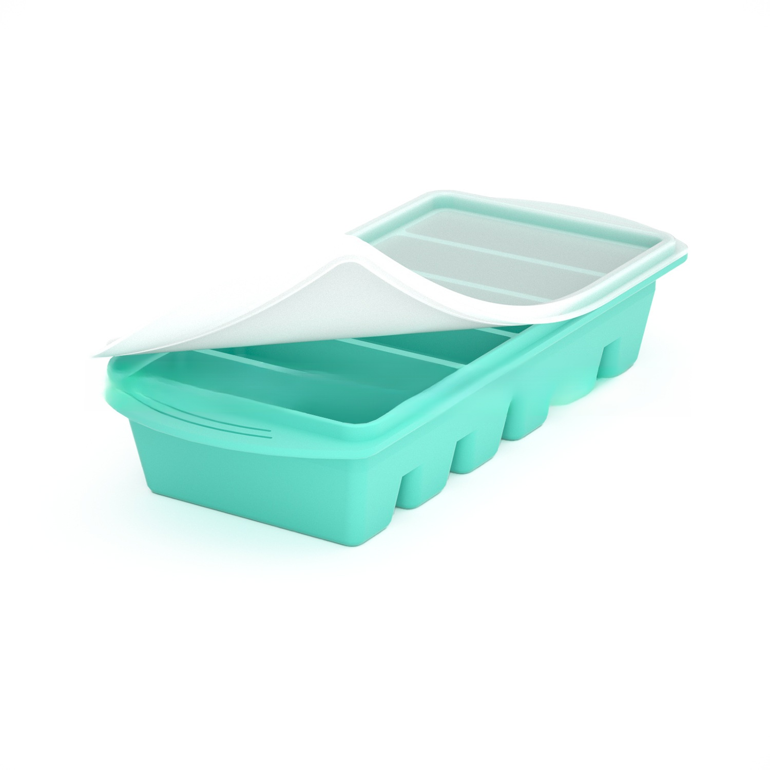 Household 4-Grid Ice Cube Tray with Lid