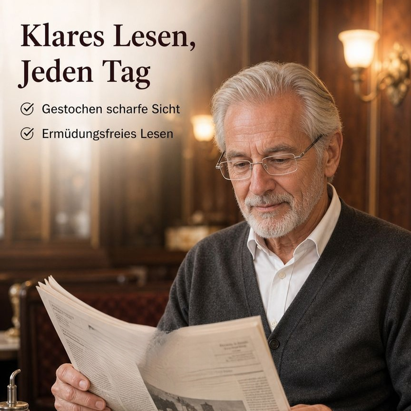 Hochauflösende tragbare Lesebrille – Ihr mobiler Lesehelfer