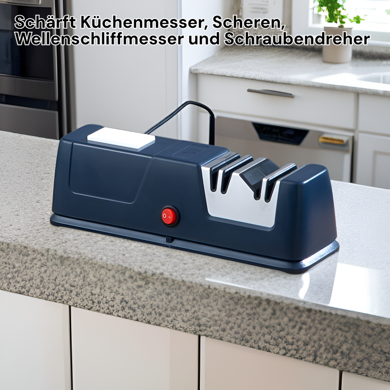 Praktischer 4-in-1 Messerschärfer für den Haushalt, farbige Box