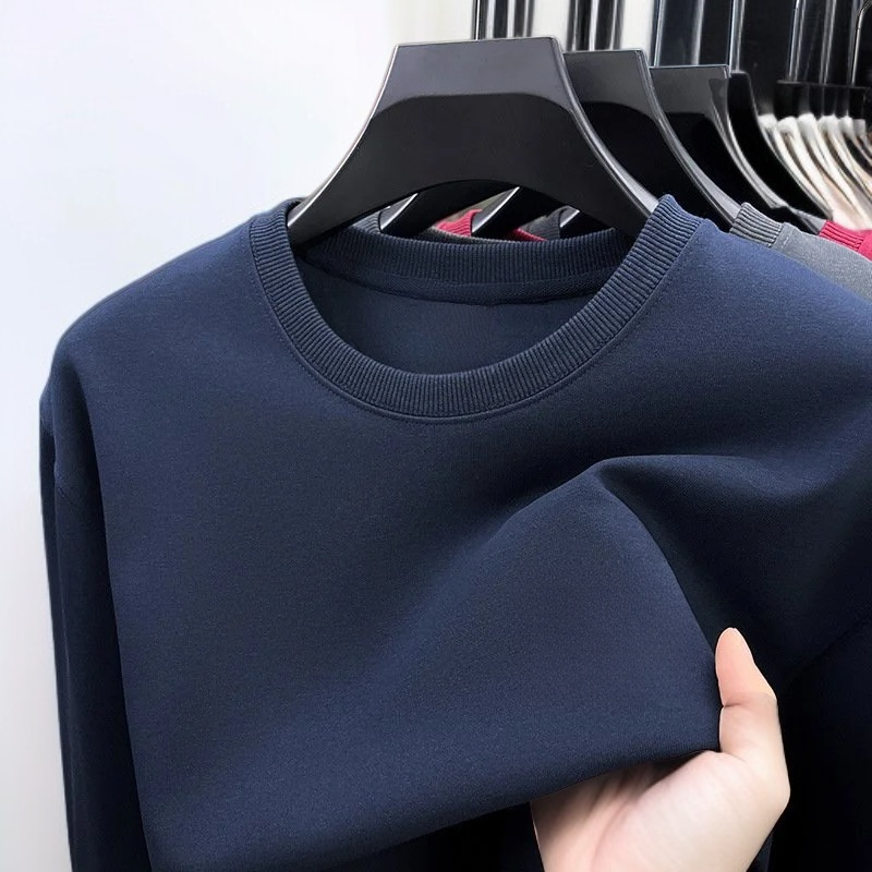 快適な着心地のフリース裏地メンズトップス