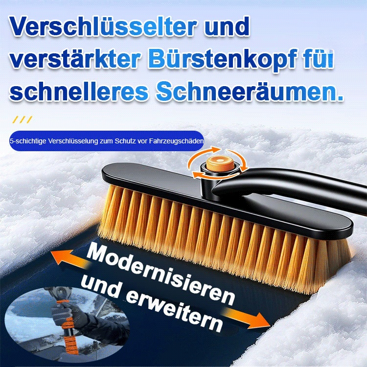 Multifunktionale, ausziehbare und drehbare Schneeschaufel