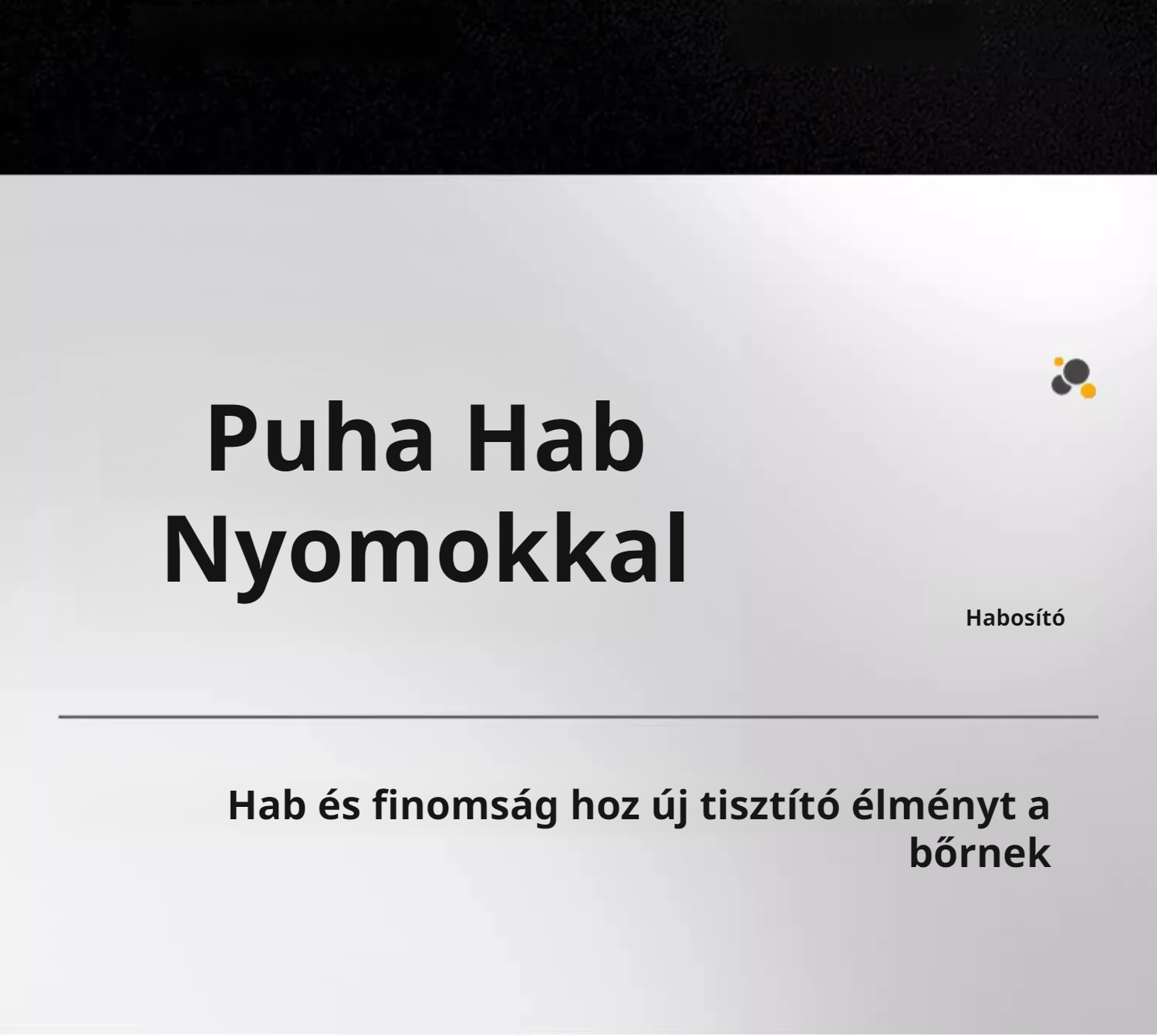 Bőrápolási rutin habzó arclemosó adagolóval