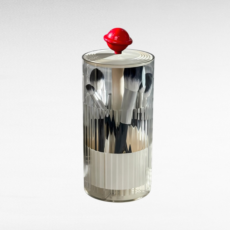 الضغط على رفع مستحضرات التجميل فرشاة تحتوي على اسطوانة