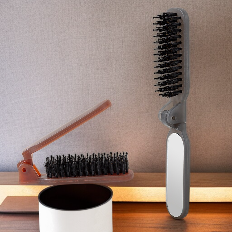 猪鬃毛梳子旅行便攜