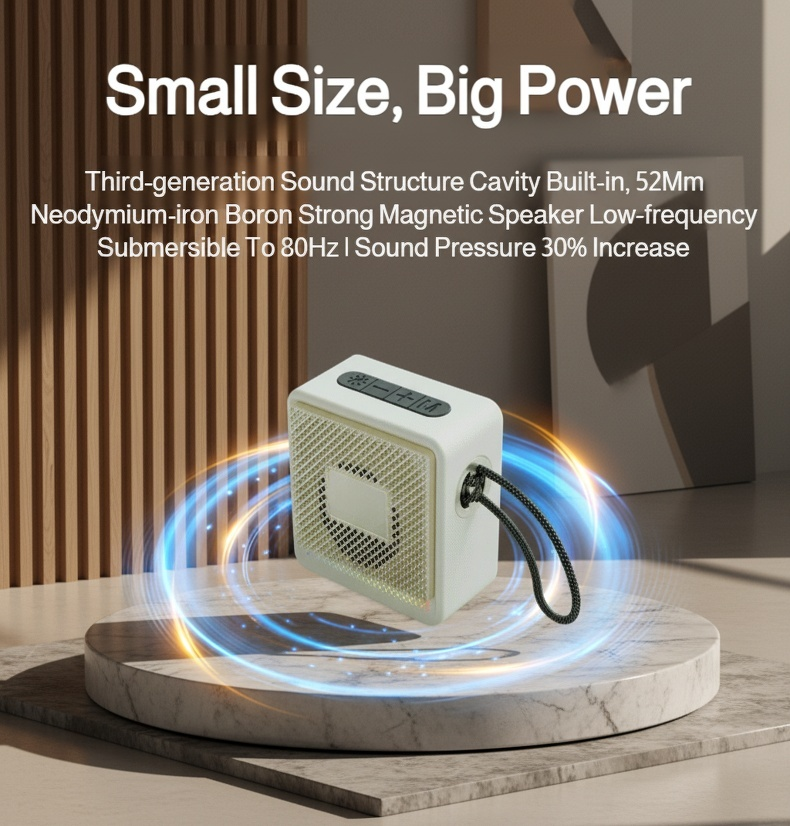Wireless speaker with high quality audio output