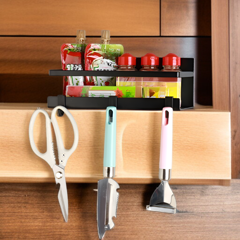 キッチン用品ハンガー 冷蔵庫収納整理マグネットサイドラック