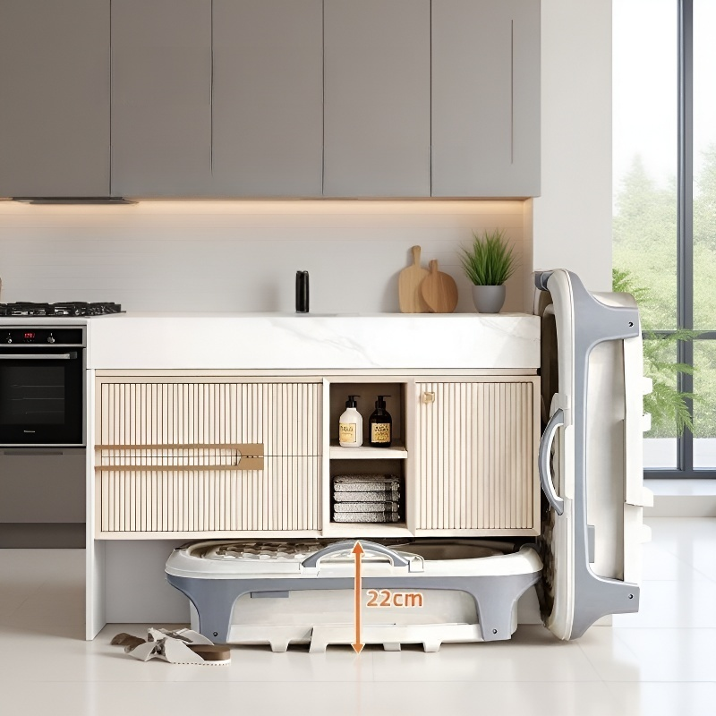 Bañera plegable portátil, sin necesidad de instalación