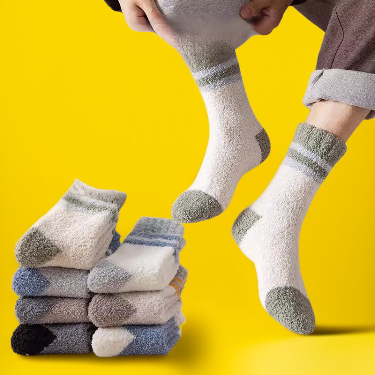 스타일리시한 남성 겨울 양말 코디 제안