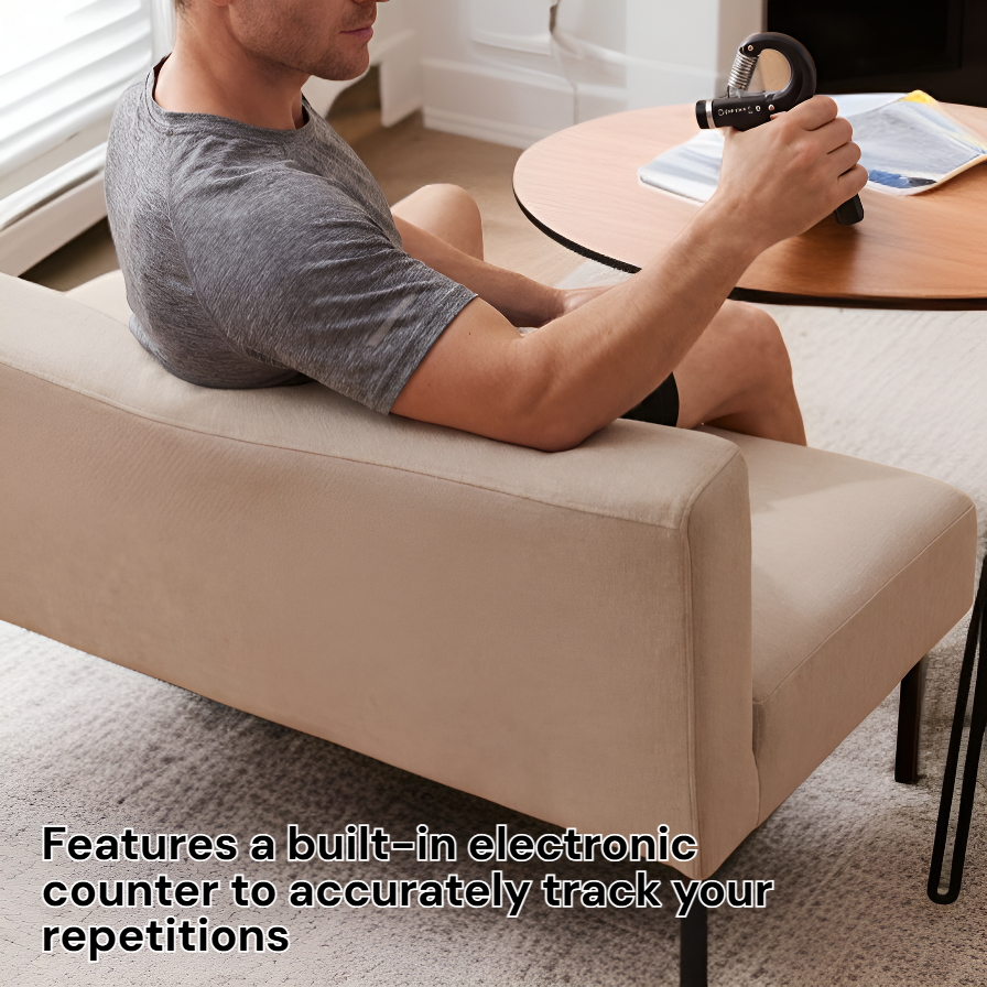 Smart Adjustable Grip Strengthener with Electronic Counter Professional Sports Equipment