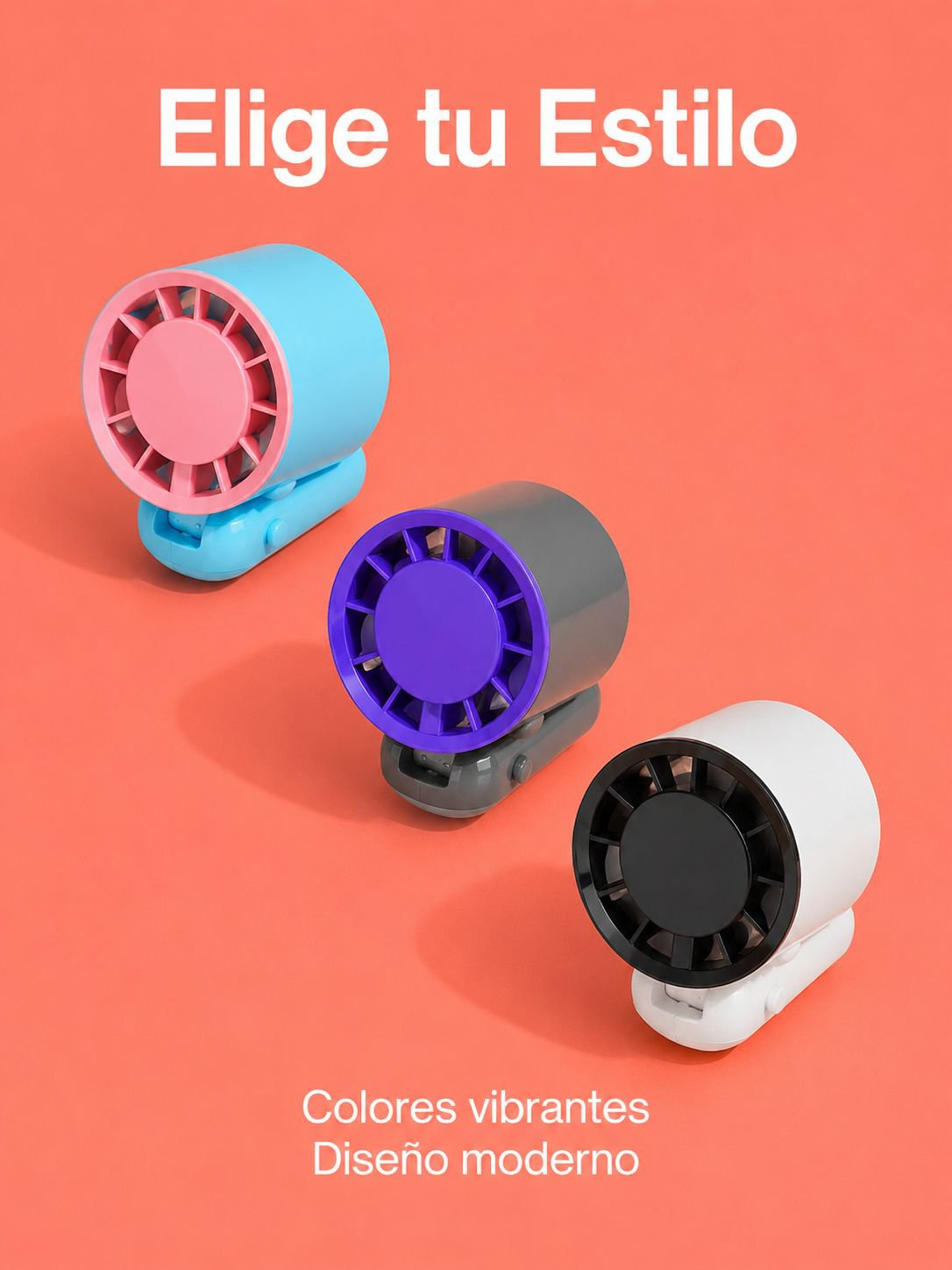 Ventilador de mano plegable portátil