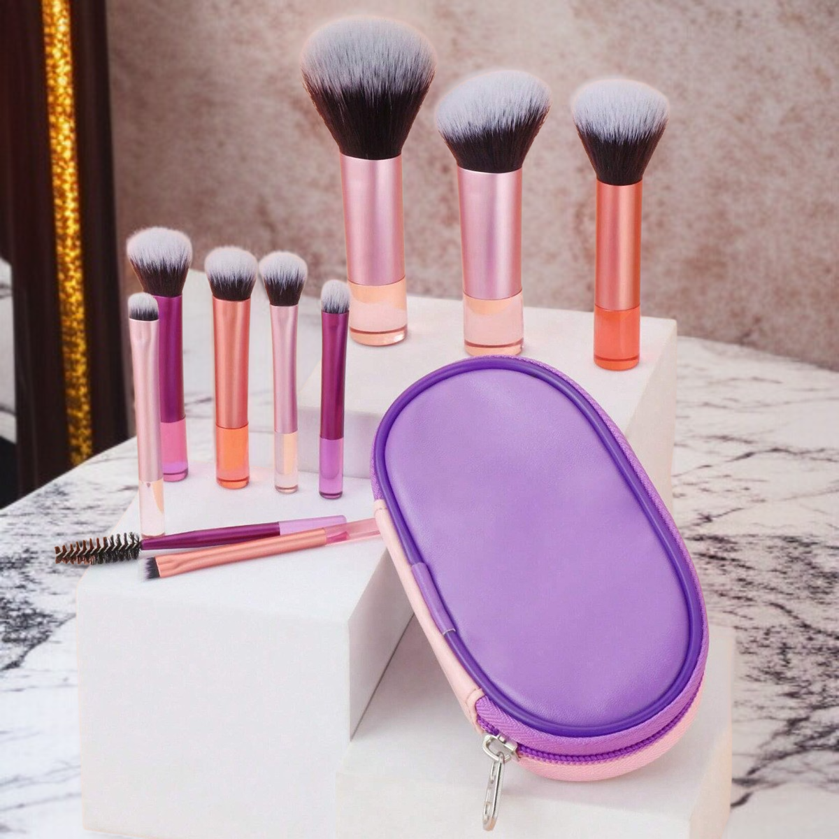10本の化粧ブラシセット