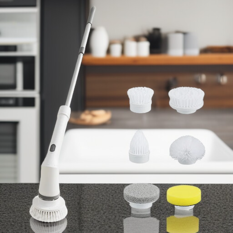 무선 전동 변기 브러쉬 다용도 욕실 청소기 6종 세트