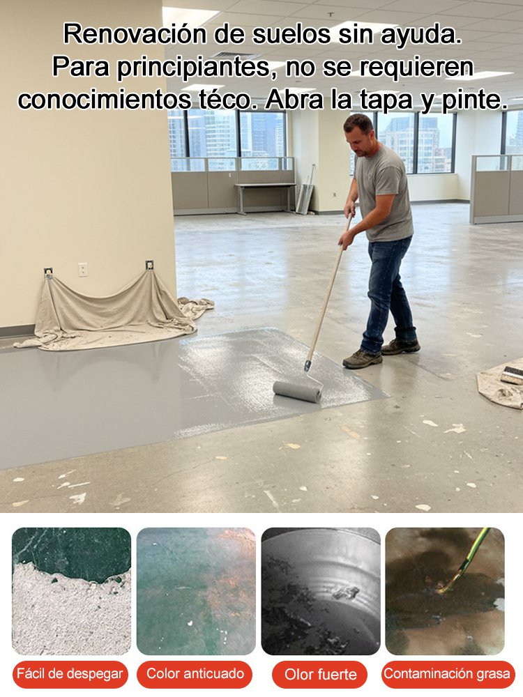 Pintura epoxi para suelos al agua - Superresistente al desgaste