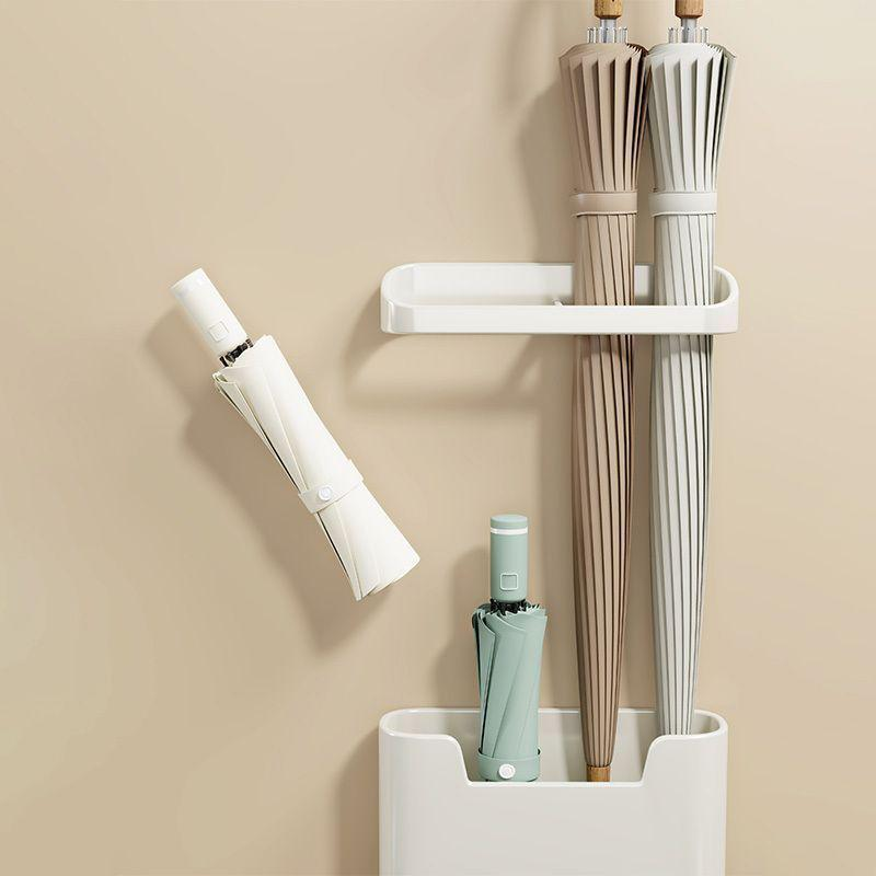  Multifunktionaler Regenschirmständer zur Türmontage, Haushalts-Aufbewahrungsregal