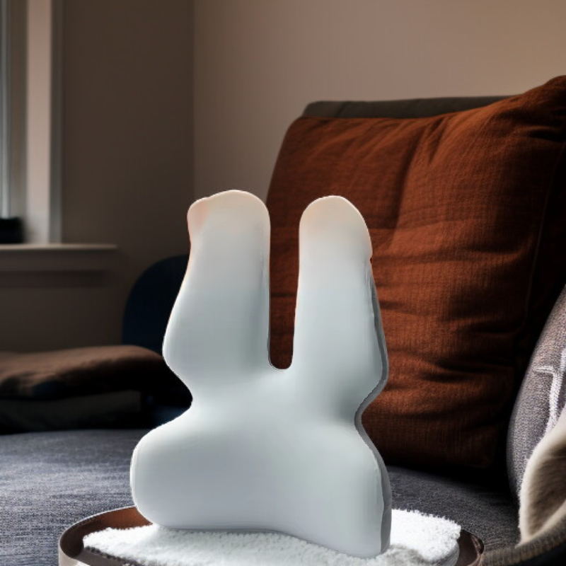 사무실용 메모리폼 허리받침 쿠션, 통기성 좋은 등받이, 버클 고정