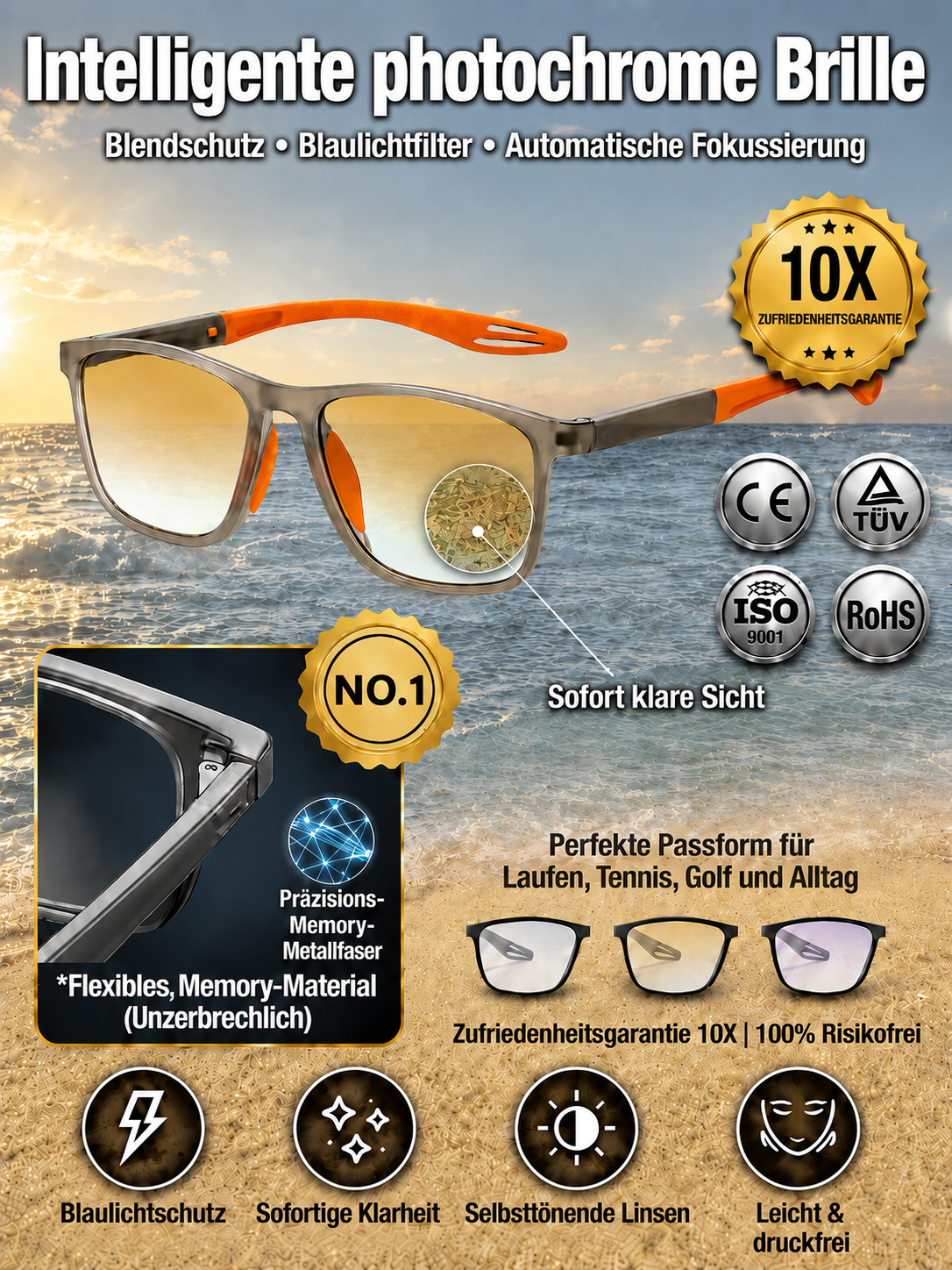 Die intelligente Brille mit Autofokus, entwickelt von einer jahrhundertalten Brillenmanufaktur!