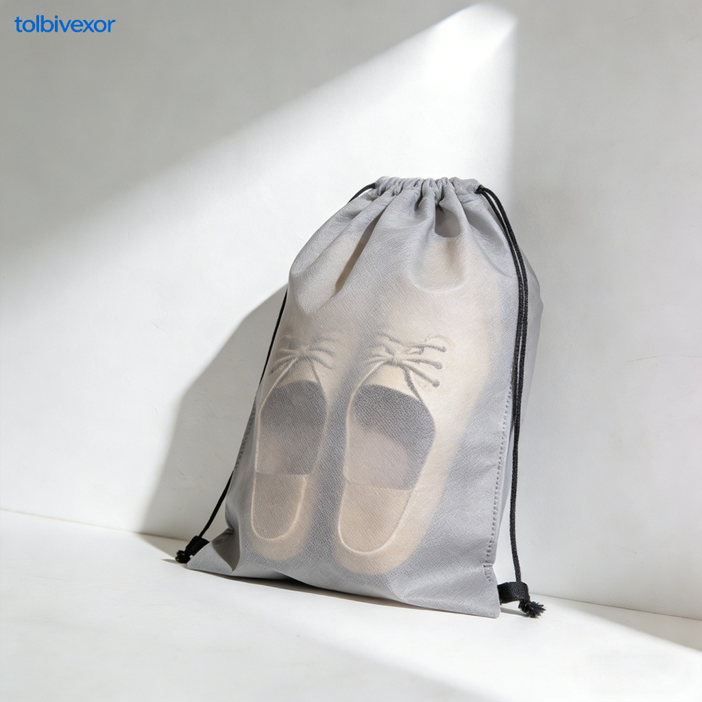 Durable and lightweight shoe bags for organizing shoes