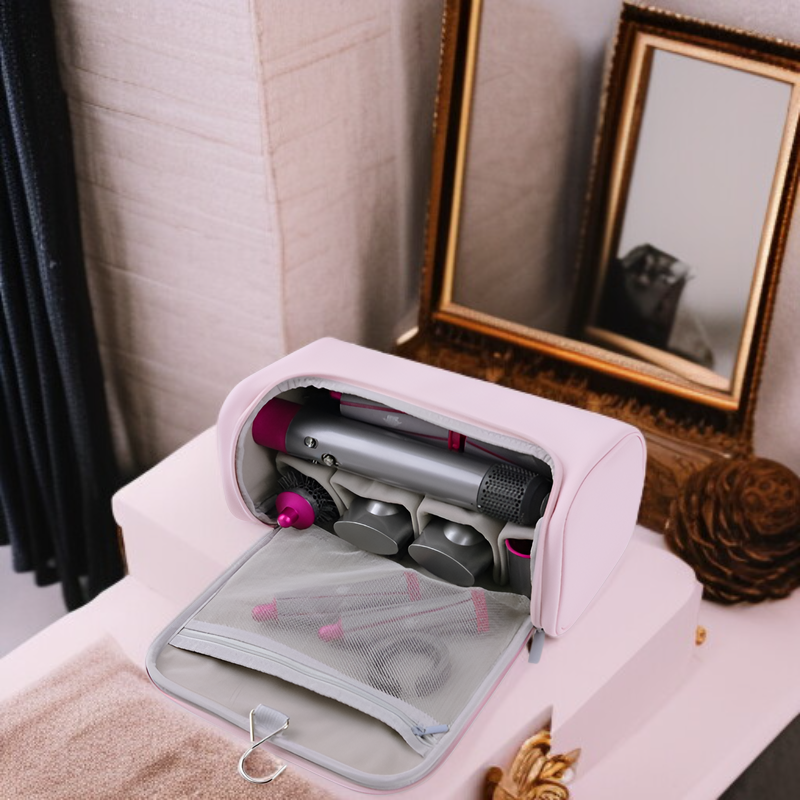 Grande trousse de rangement en PU imperméable pour sèche-cheveux et stylers Dyson