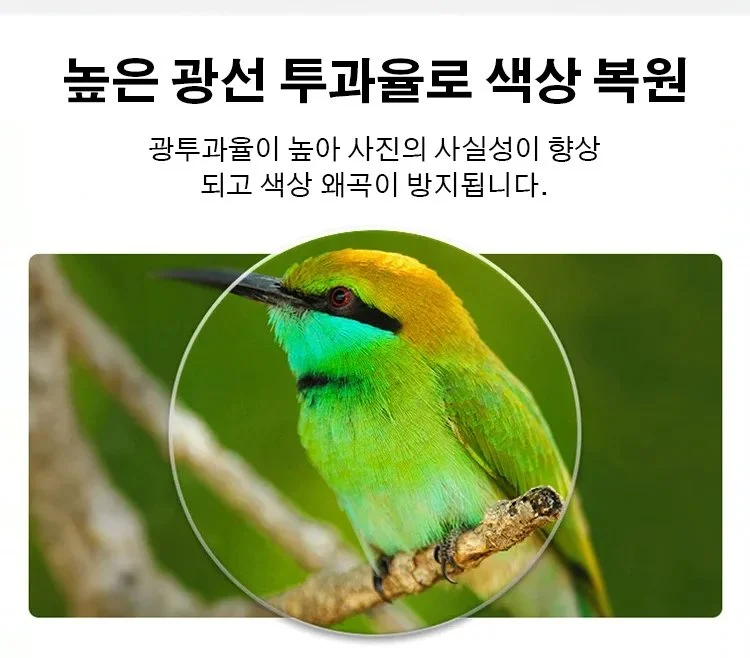 눈 보호 기능이 강화된 돋보기 렌즈