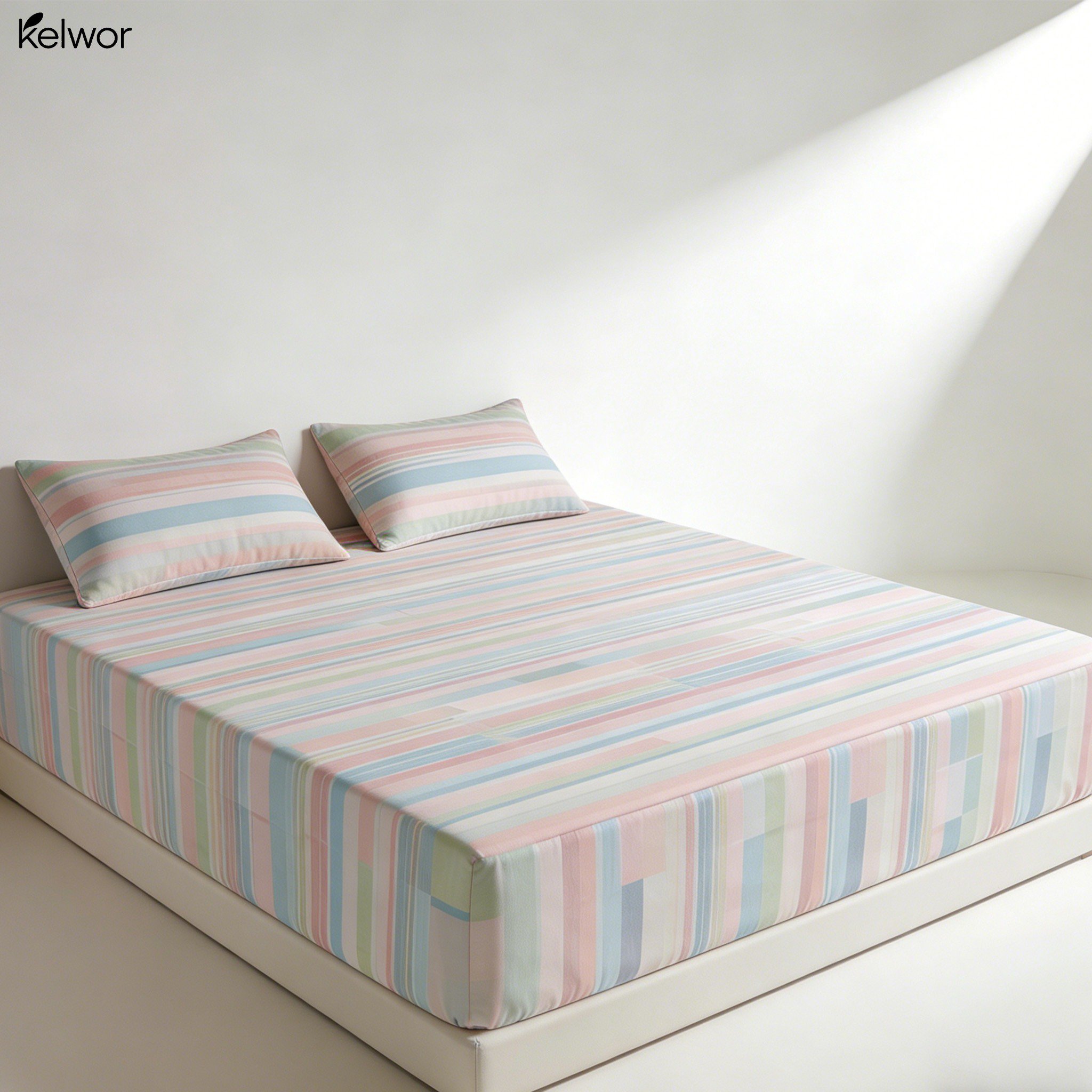 Prześcieradło z gumką wykonane z czystej bawełny, przyjazne dla skóry