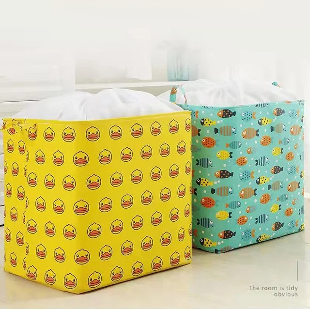 大容量卡通行李收納箱